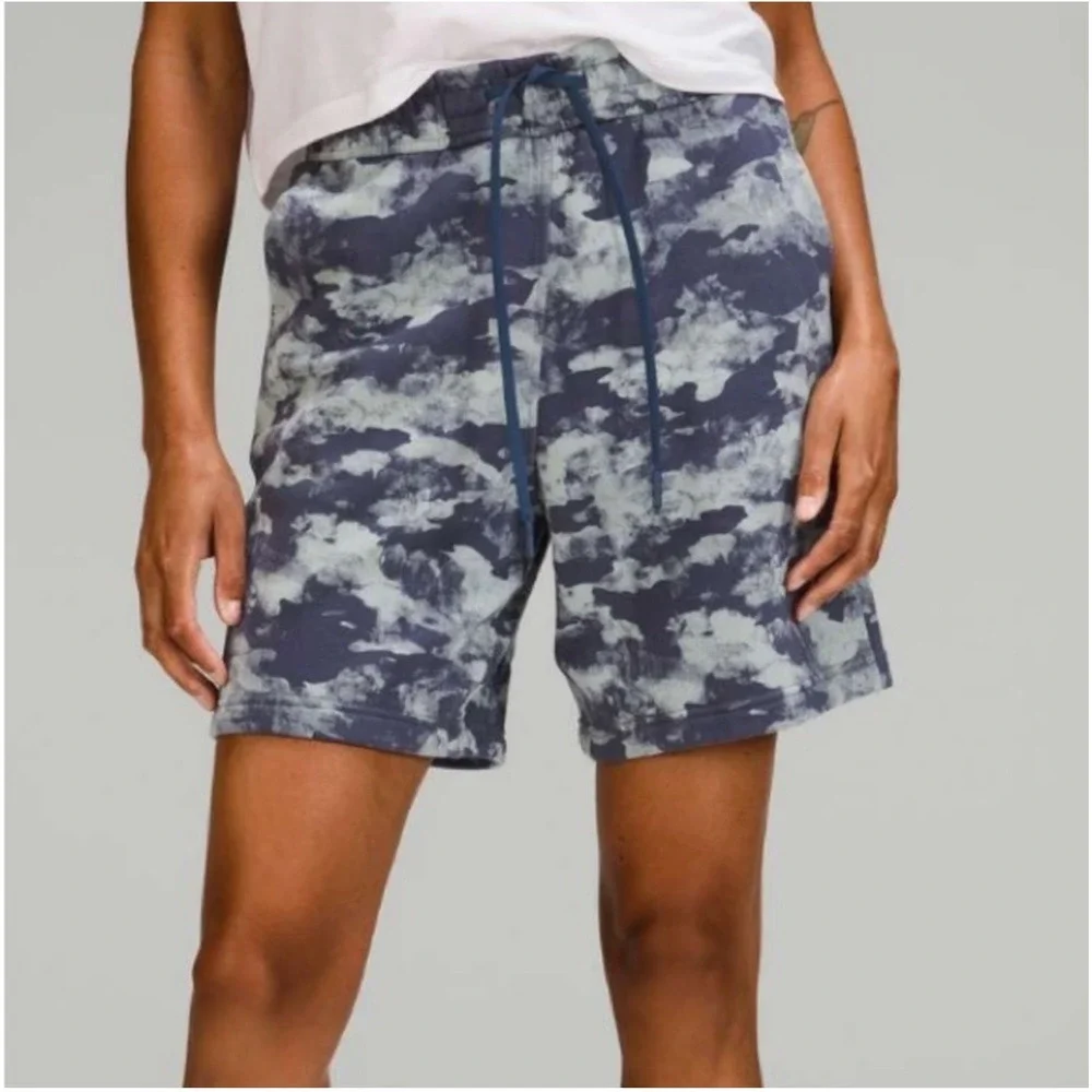 Lululemon Fleece‎ Heritage Camo Wash WP Blue Multi Loungeful High-Rise 7